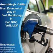 GuardMagic DAFS adapters allows by economical way embed fuel monitoring function for passenger cars, “JEEPs”, VANs,  LCV, etc.