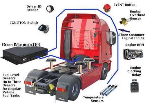 mTF3 module connection in vehicle